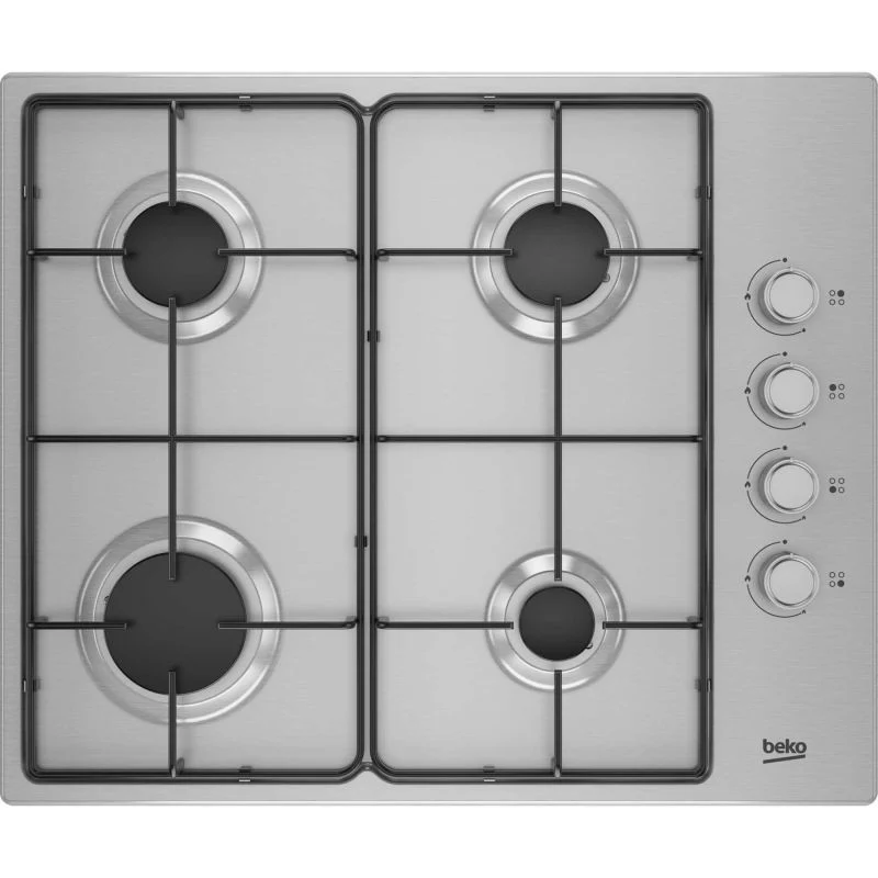 Beko HIBG64120SX 60cm Gas Hob Stainless Steel