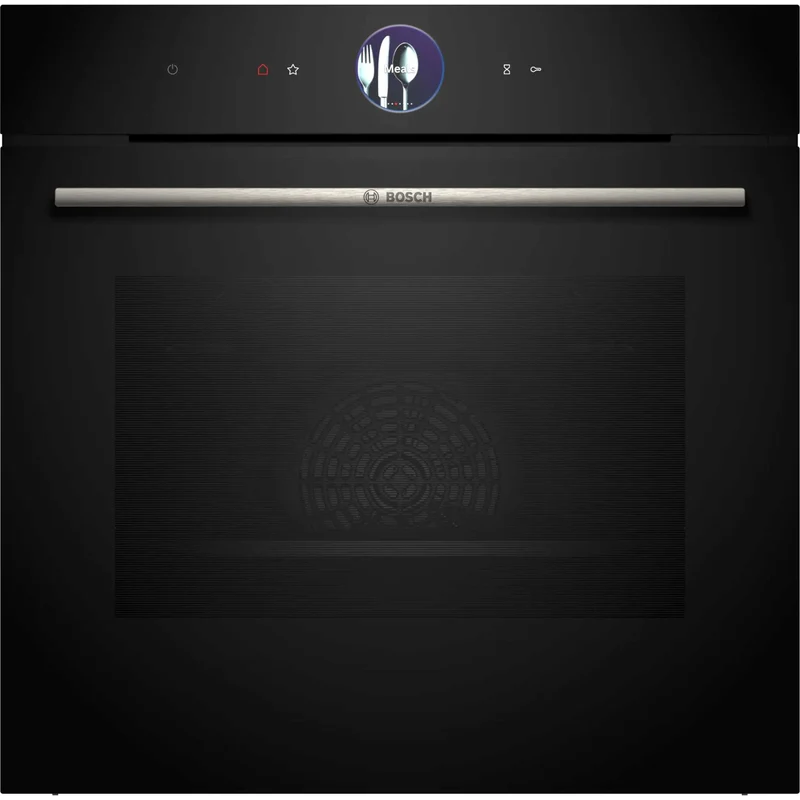 Bosch Series 8 HBG7764B1B Built-In Smart Single Oven with Air Fry Function - Black