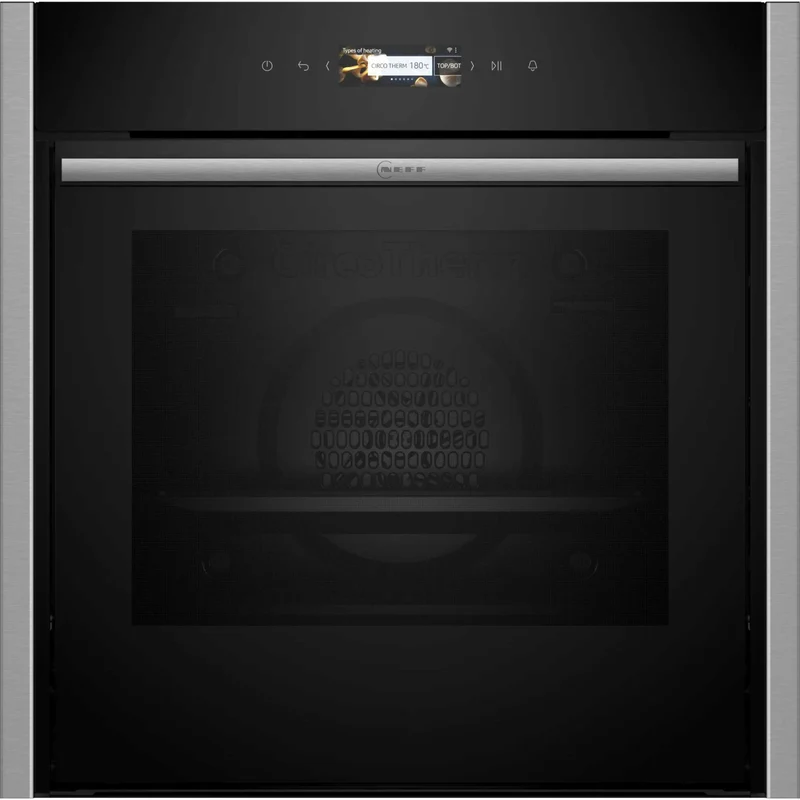 NEFF N 70 B54CR71N0B Slide&Hide Built-In Smart Single Oven - Stainless Steel