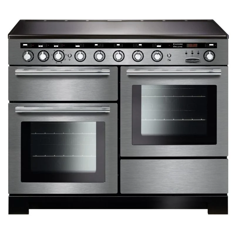 Rangemaster Encore Deluxe 110 110cm Electric Range Cooker - EDL110EISS/C