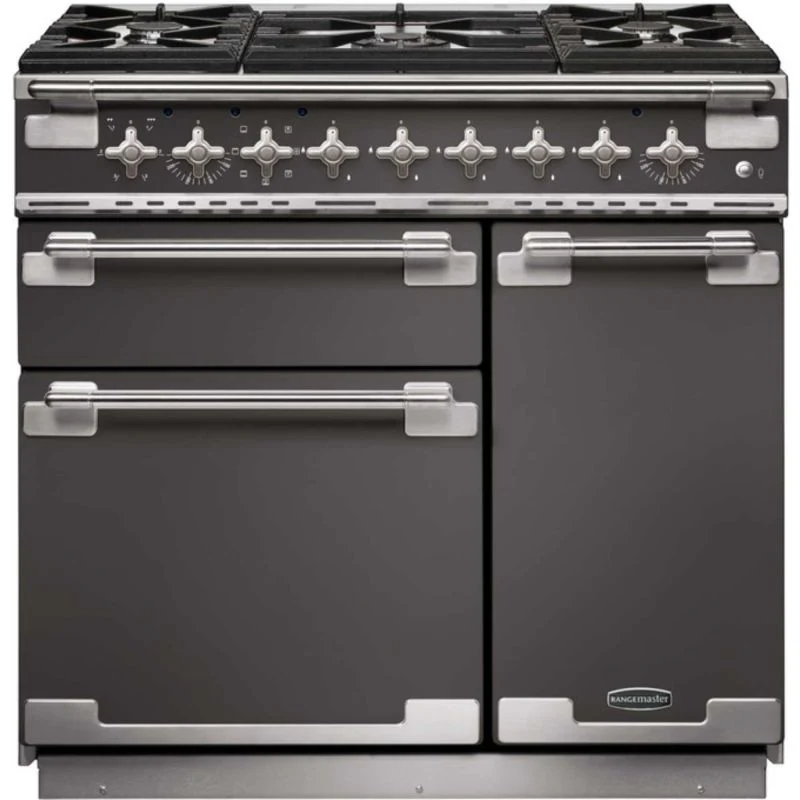 Rangemaster Elise 90 90cm Dual Fuel Range Cooker - ELS90DFFSL