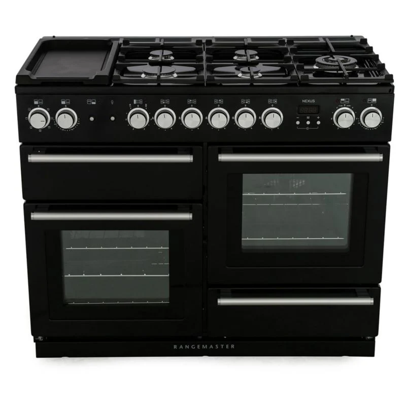 Rangemaster Nexus 110 110cm Dual Fuel Range Cooker - NEX110DFFBL/C