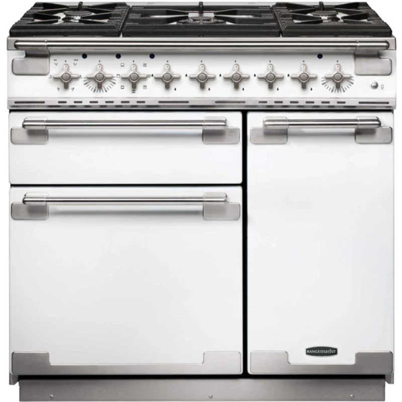 Rangemaster Elise 90 90cm Dual Fuel Range Cooker - ELS90DFFWH