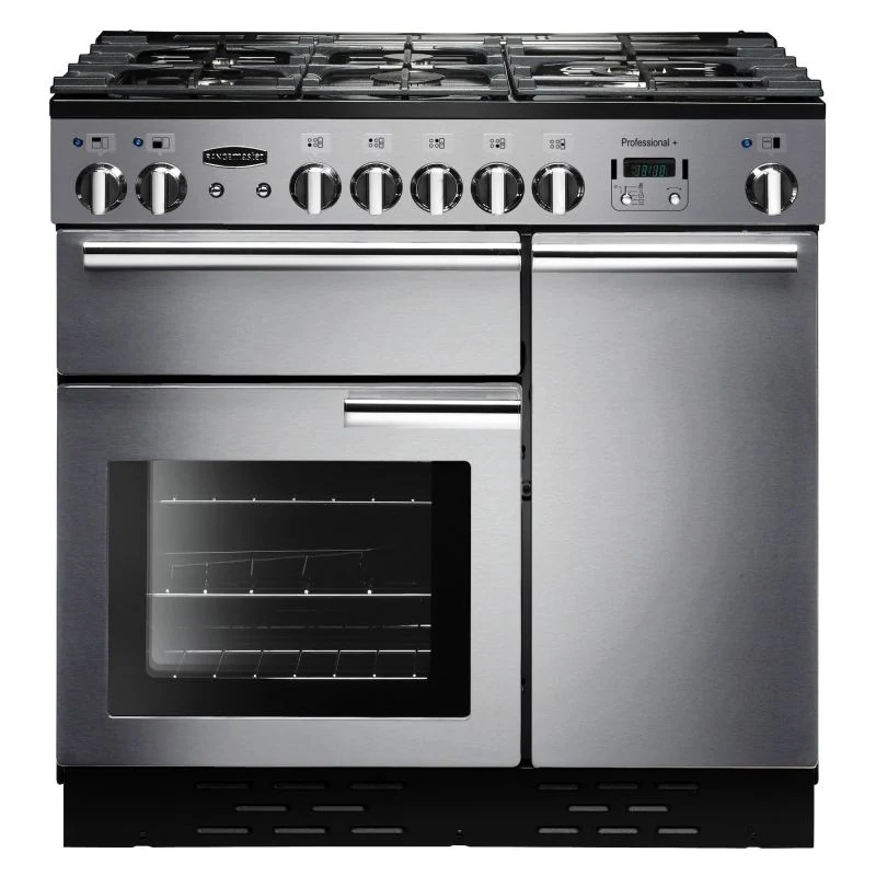 Rangemaster Professional+ 90 90cm Gas Range Cooker - PROP90NGFSS/C