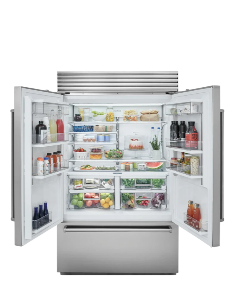 Frigorífico-congelador French Door Sub-Zero con tirador tubular