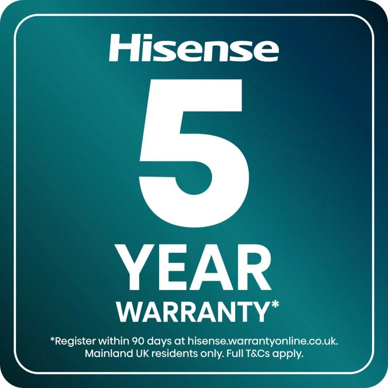 Hisense Hi5 Tall Larder Fridge Auto Defrost- Black Glass - RL5K370GSFC