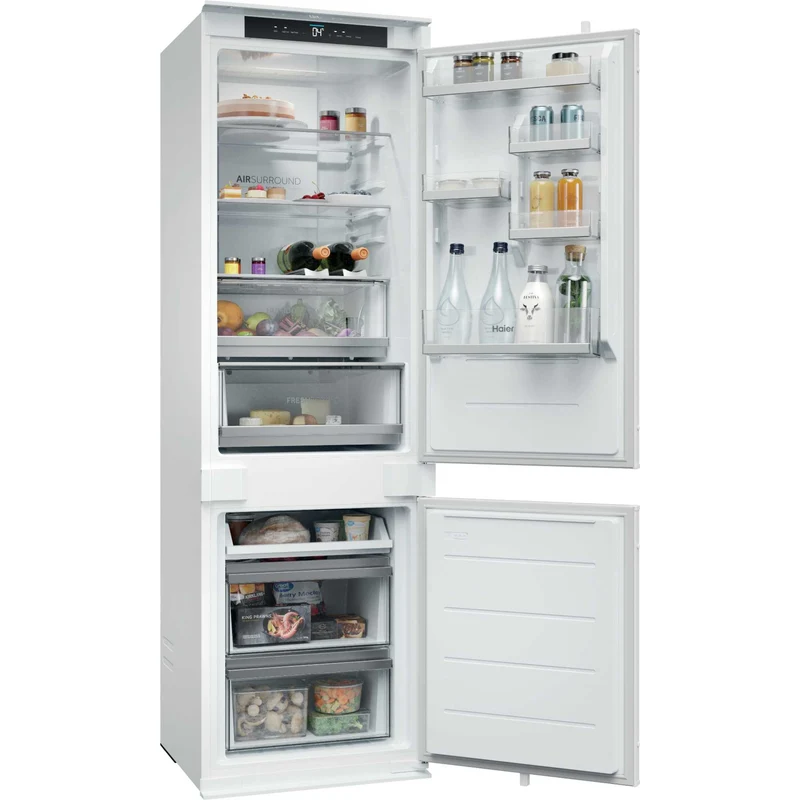 Haier ID Titanium 2 Built-In Fridge Freezer 70/30 Total No Frost - White - HBQW5518EK