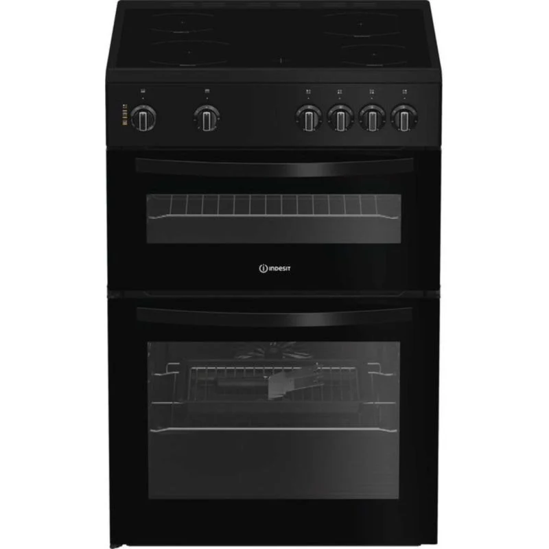 Indesit 60cm Electric Single Oven Cooker - ITE6VMB