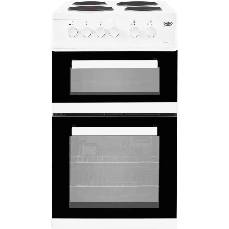 Beko 50cm Electric Single Oven Cooker - KD533AW