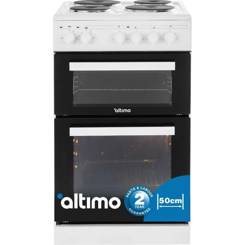 Altimo 50cm Electric Single Oven Cooker - CETS502W