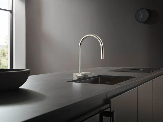 Mezclador monomando de cocina 170, ducha extraíble, 3jet sin sBox Aquno Select M81
