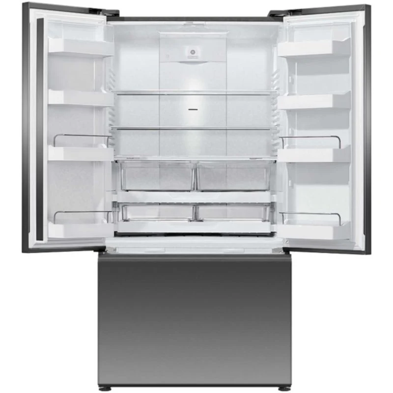 Fisher & Paykel Series 7 American Style Fridge Freezer 70/30 Frost Free - Black Stainless Steel - RF540ANUB6