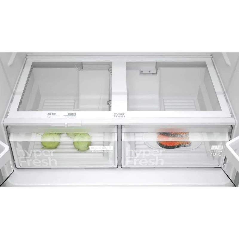 Siemens iQ300 American Style Fridge Freezer 50/50 Total noFrost - Stainless Steel - KF96NVPEAG