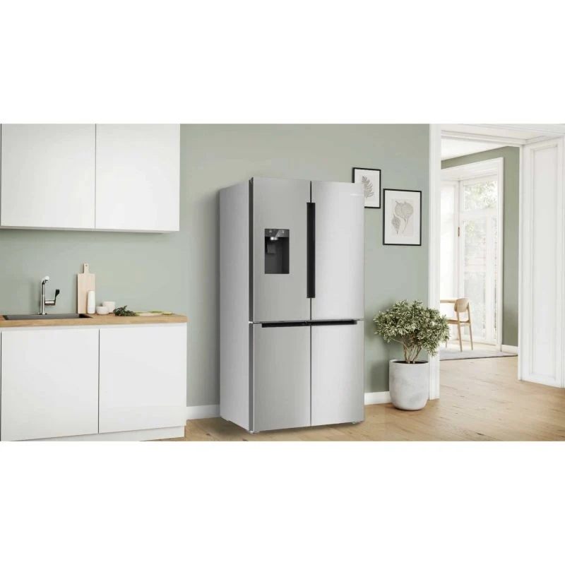 Bosch Series 6 American Style Fridge Freezer 50/50 Total No Frost - Brushed Steel - KFD96APEA