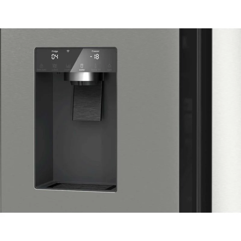 Bosch Series 6 American Style Fridge Freezer 50/50 Total No Frost - Brushed Steel - KFD96APEA