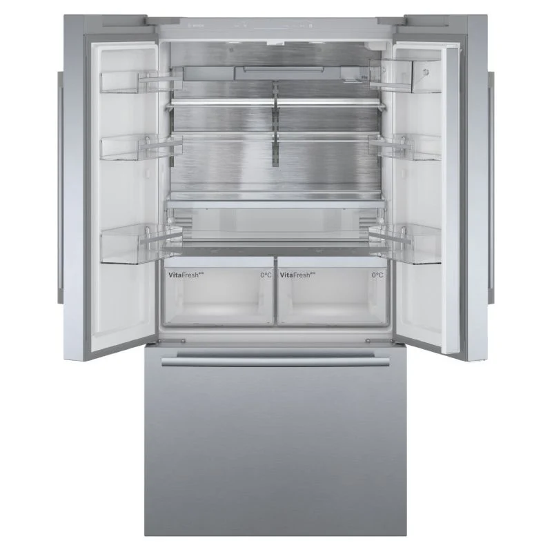 Bosch Series 8 American Style Fridge Freezer 60/40 No Frost - Stainless Steel - KFF96PIEP