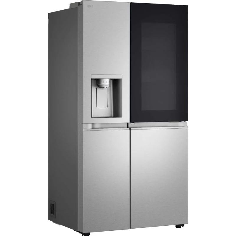 LG GSXE90BSAD InstaView American Style Smart Fridge Freezer - Brushed Steel