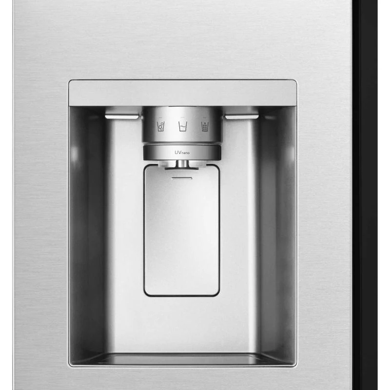 LG GSXE90BSAD InstaView American Style Smart Fridge Freezer - Brushed Steel