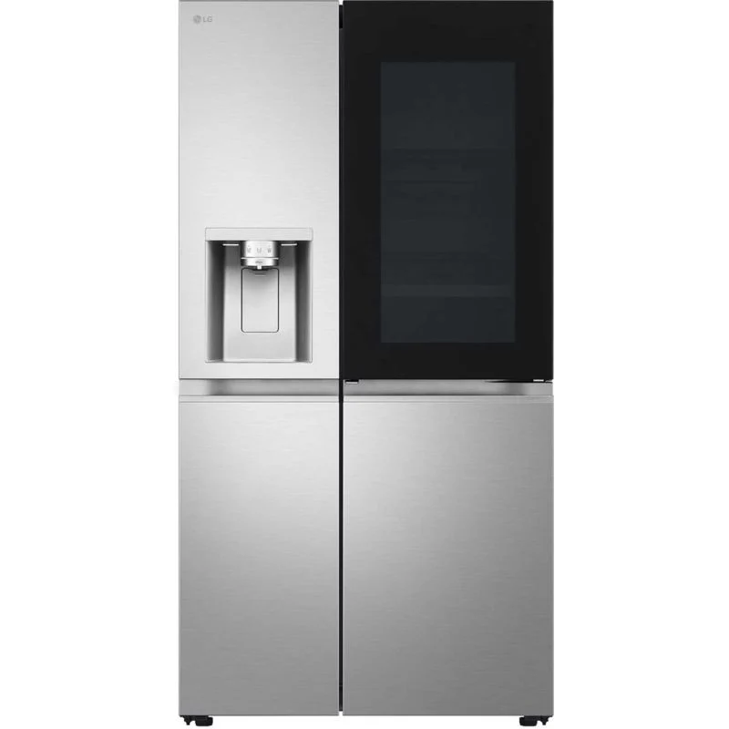 LG InstaView American Style Fridge Freezer 60/40 No Frost - Brushed Steel - GSXE91BSAD