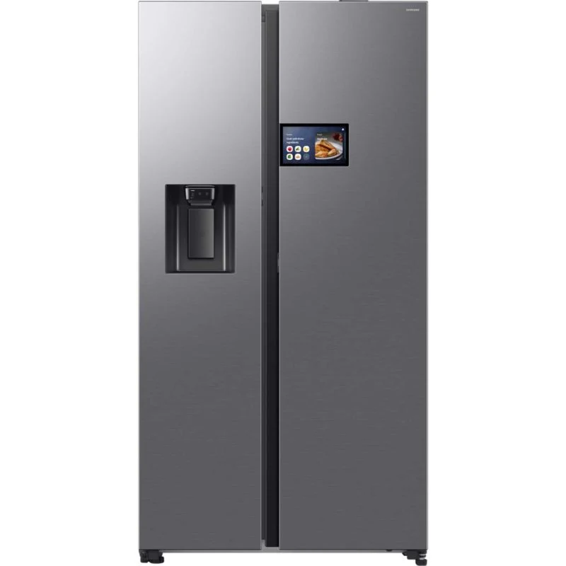 Samsung Family Hub 9" American Style Fridge Freezer 60/40 Total No Frost - Silver - RS90F64EETEU