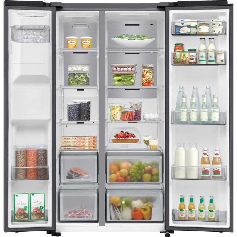 Samsung Series 7 SpaceMax American Fridge Freezer - Black - RS70F66KCFEU