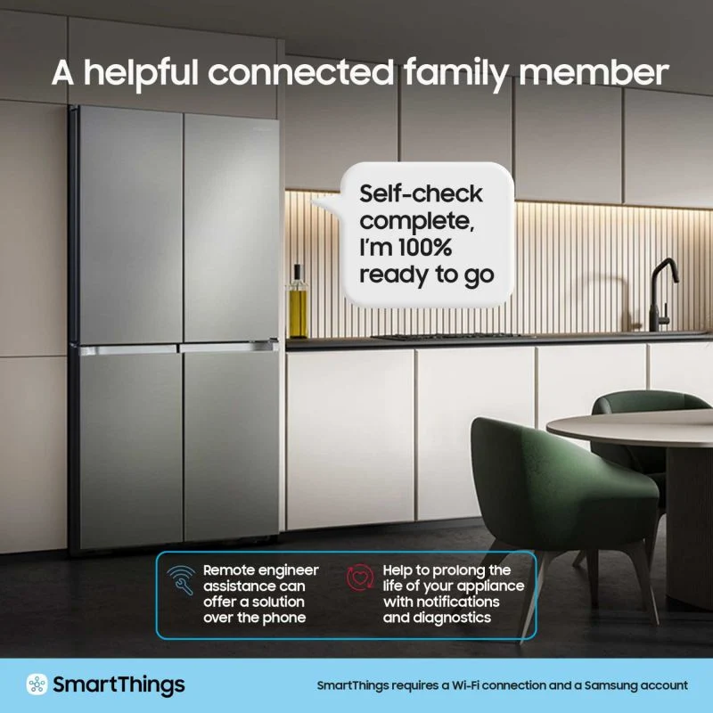 Samsung Series 7 SpaceMax American Fridge Freezer - Black - RS70F66KCFEU