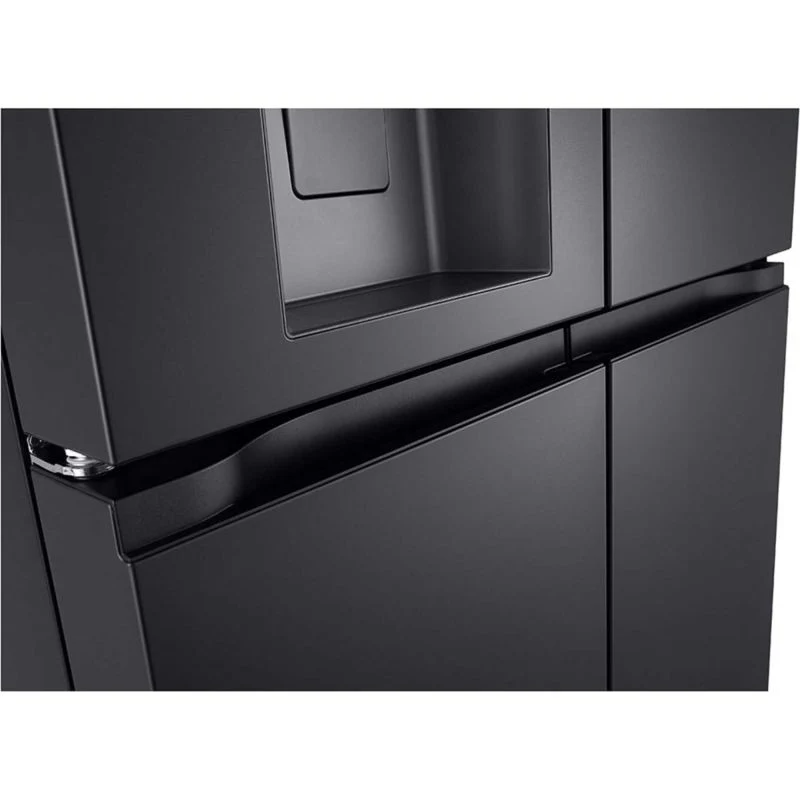 LG NatureFRESH American Style Fridge Freezer 60/40 Total No Frost - Essence Black Steel - GMF960EV4E