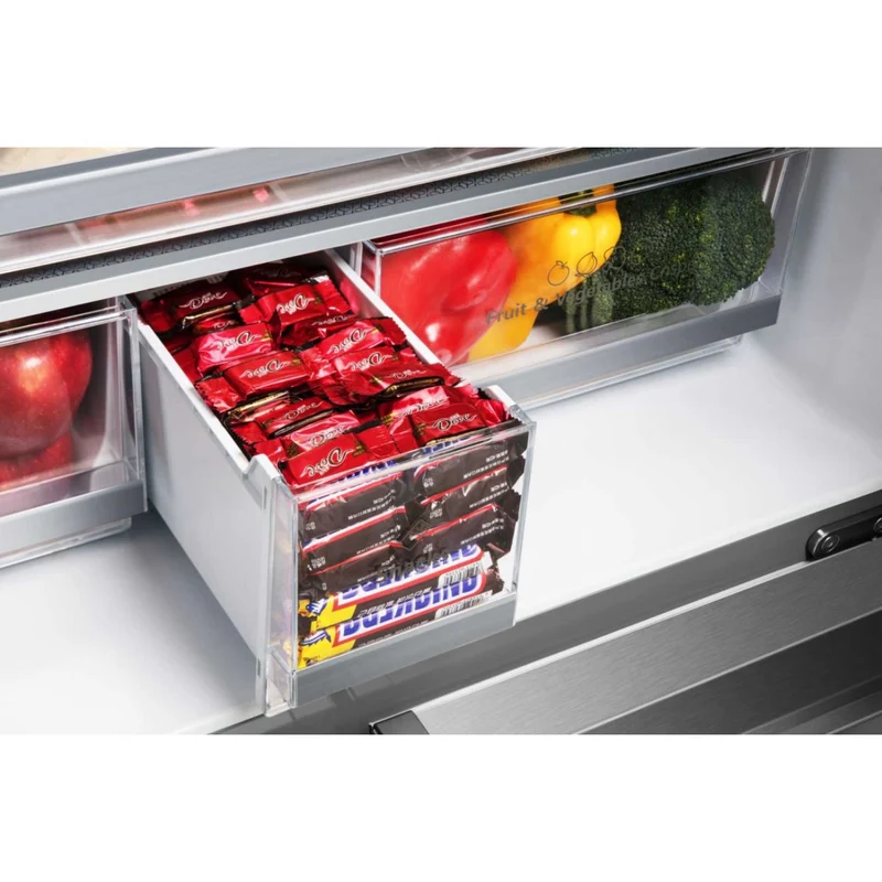 Hisense American Style Fridge Freezer 60/40 Total No Frost - Stainless Steel - RF749N4SWSE