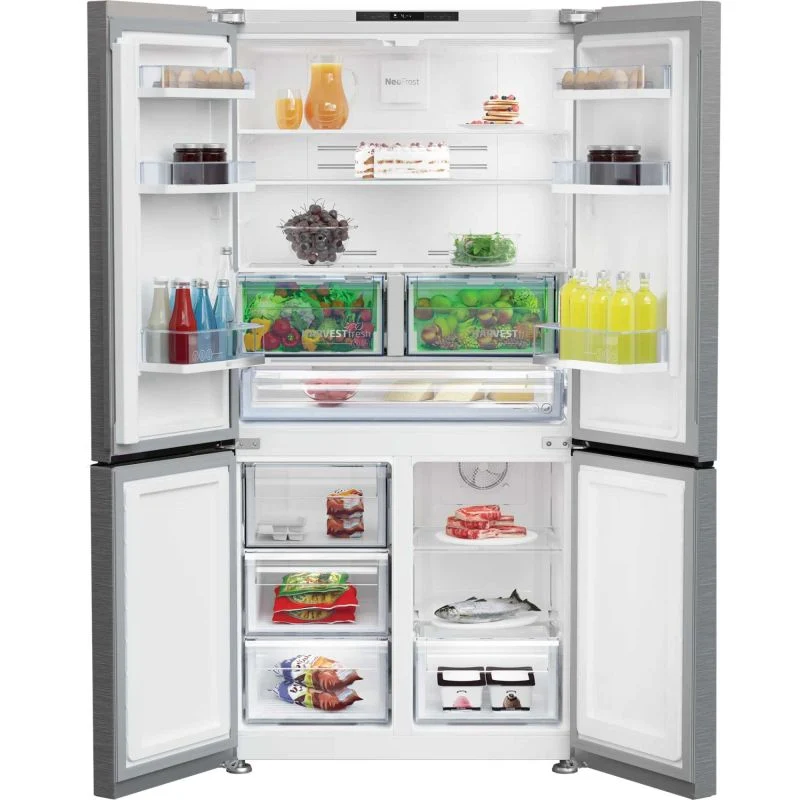 Beko American Style Fridge Freezer 50/50 NeoFrost - Stainless Steel - GN446224VPS