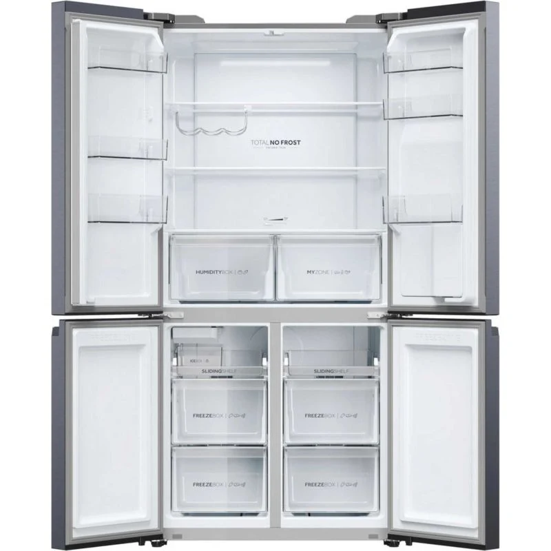 Haier American Style Fridge Freezer 528L No Frost - Black - HCR5919EHMB