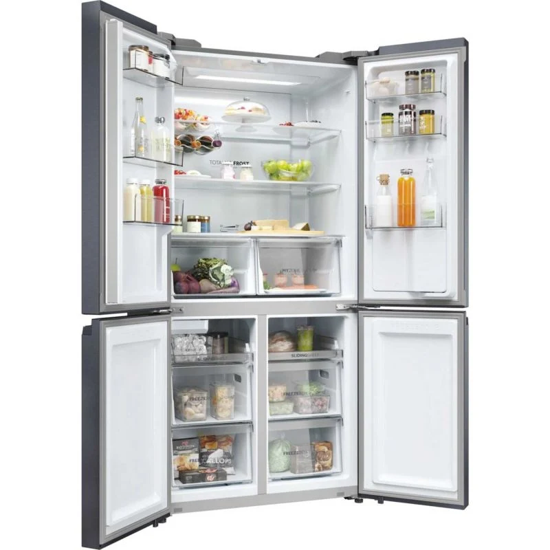 Haier American Style Fridge Freezer 528L No Frost - Black - HCR5919EHMB