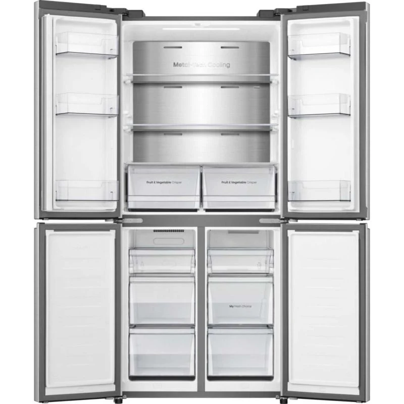 Hisense American Style Fridge Freezer 60/40 Total No Frost - Inox - RQ5P470SAID