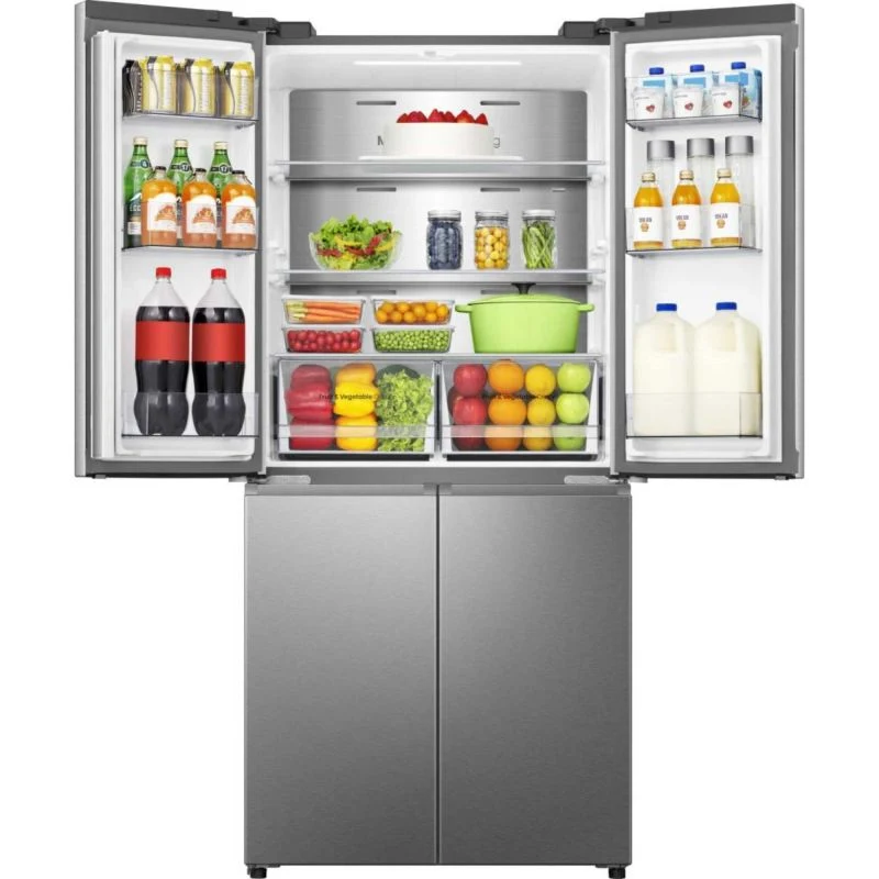Hisense American Style Fridge Freezer 60/40 Total No Frost - Inox - RQ5P470SAID
