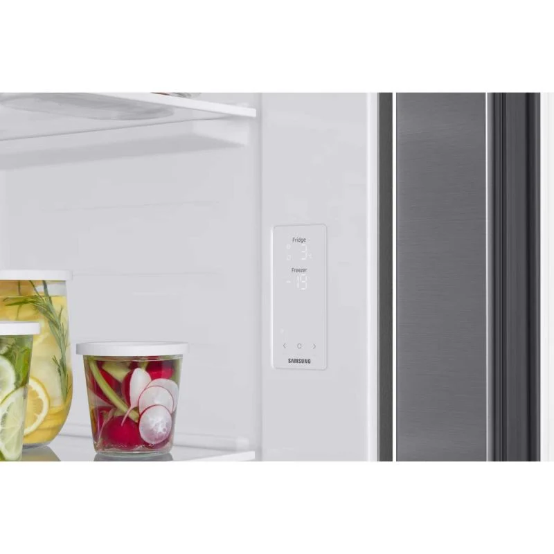 Samsung Bespoke Series 6 American Style Fridge Freezer 60/40 Total No Frost - Gentle Silver Matt - RS57DG400EM9EU