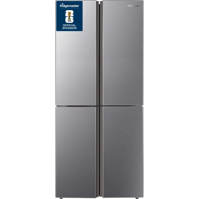 Fridgemaster American Style Fridge Freezer 50/50 Total No Frost - Silver - MQ79394ES