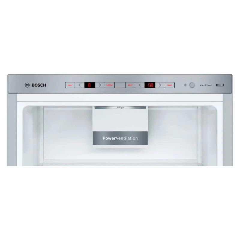 Bosch Series 6 Fridge Freezer 70/30 Low Frost - Brushed Steel - KGE49AICAG