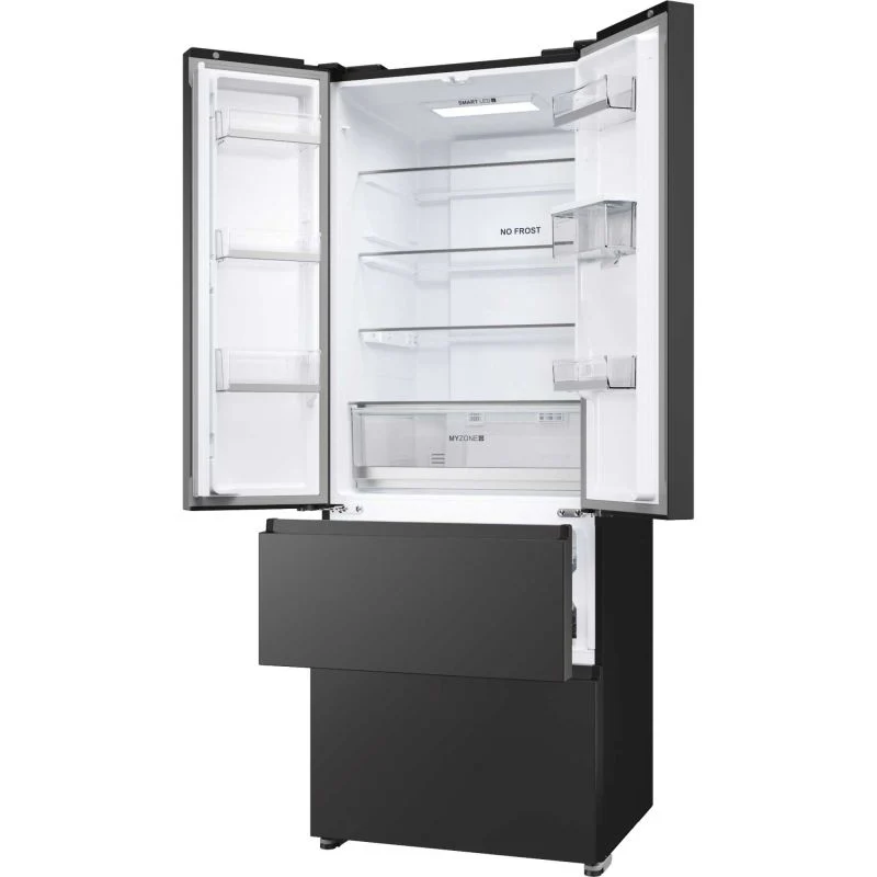 Haier FD 70 Series 5 American Style Fridge Freezer 60/40 Total No Frost - Slate Black - HFR5719EWPB