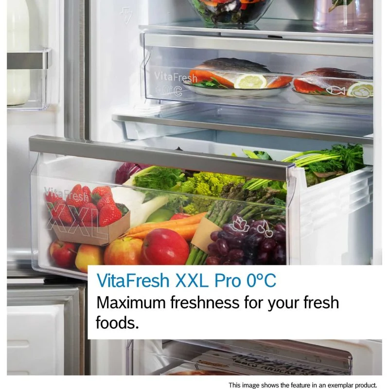 Bosch Series 4 Fridge Freezer 70/30 Total No Frost - Stainles Steel - KGN392LDFG