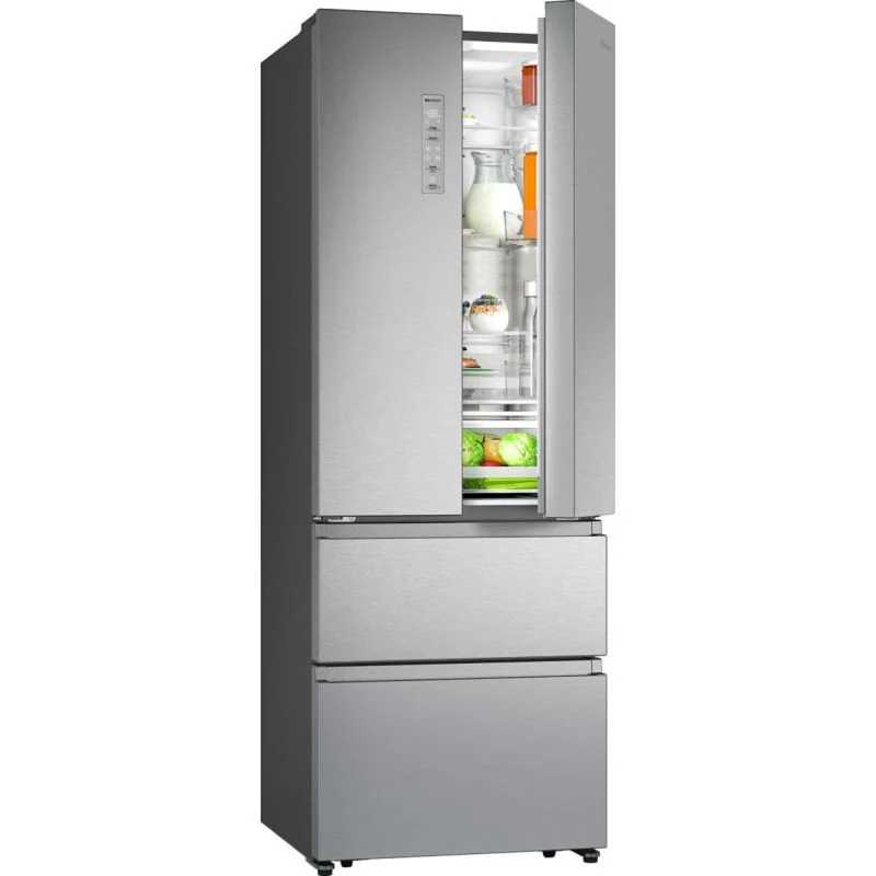 Hisense American Style Fridge Freezer 60/40 Total No Frost - Inox Look - RF632N4AIE1