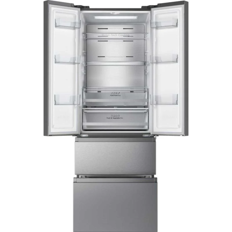 Hisense American Style Fridge Freezer 60/40 Total No Frost - Inox Look - RF632N4AIE1