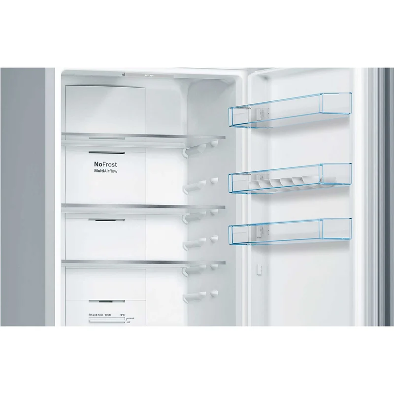 Bosch Series 4 Fridge Freezer 70/30 Total No Frost - Stainless Steel - KGN392LEBG