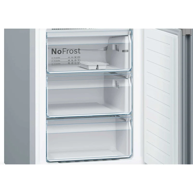 Bosch Series 4 Fridge Freezer 70/30 Total No Frost - Stainless Steel - KGN392LEBG