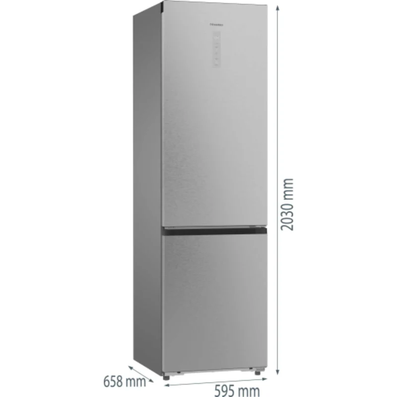 Hisense Hi5 Fridge Freezer 70/30 Total No Frost - Brushed Stainless Steel - RB5P410SACCUK