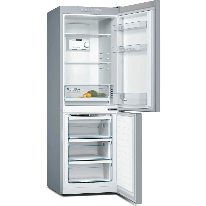 Bosch Series 2 Fridge Freezer 60/40 Total No Frost - Stainless Steel - KGN33NLEBG