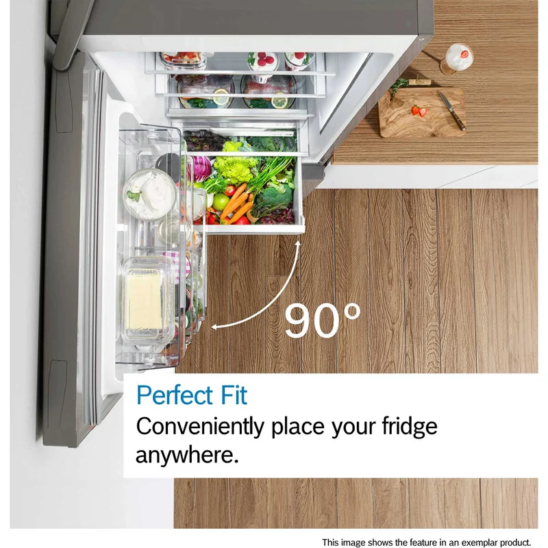 Bosch Series 2 Fridge Freezer 60/40 Total No Frost - Stainless Steel - KGN33NLEBG