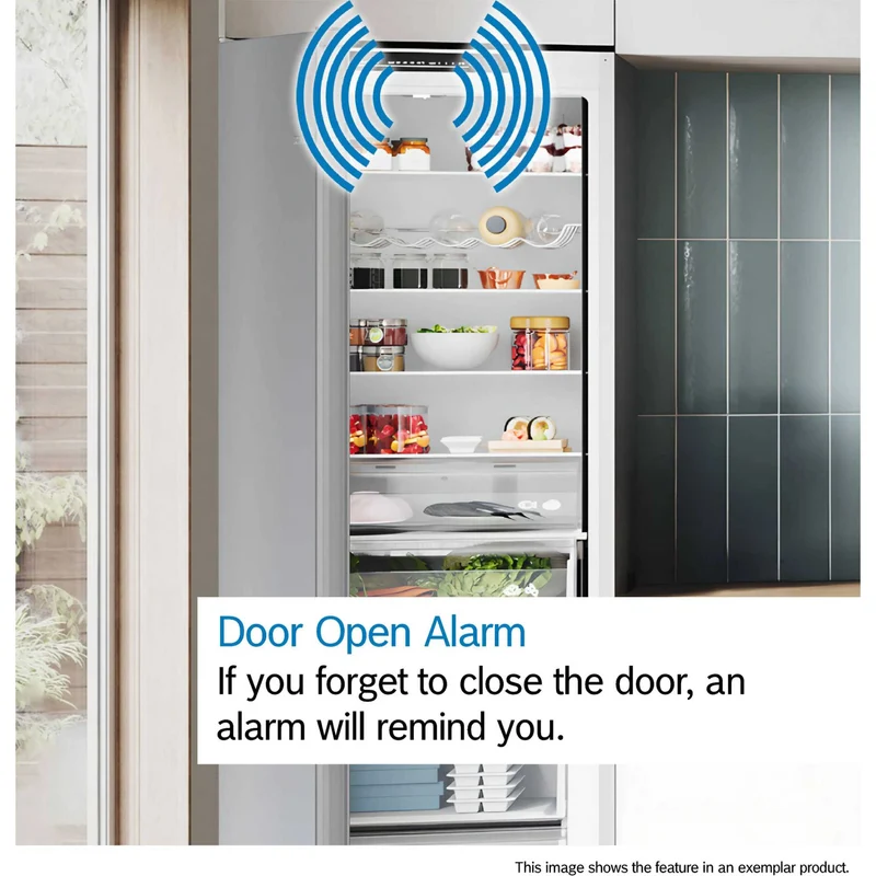 Bosch Series 2 Fridge Freezer 60/40 Total No Frost - Stainless Steel - KGN33NLEBG