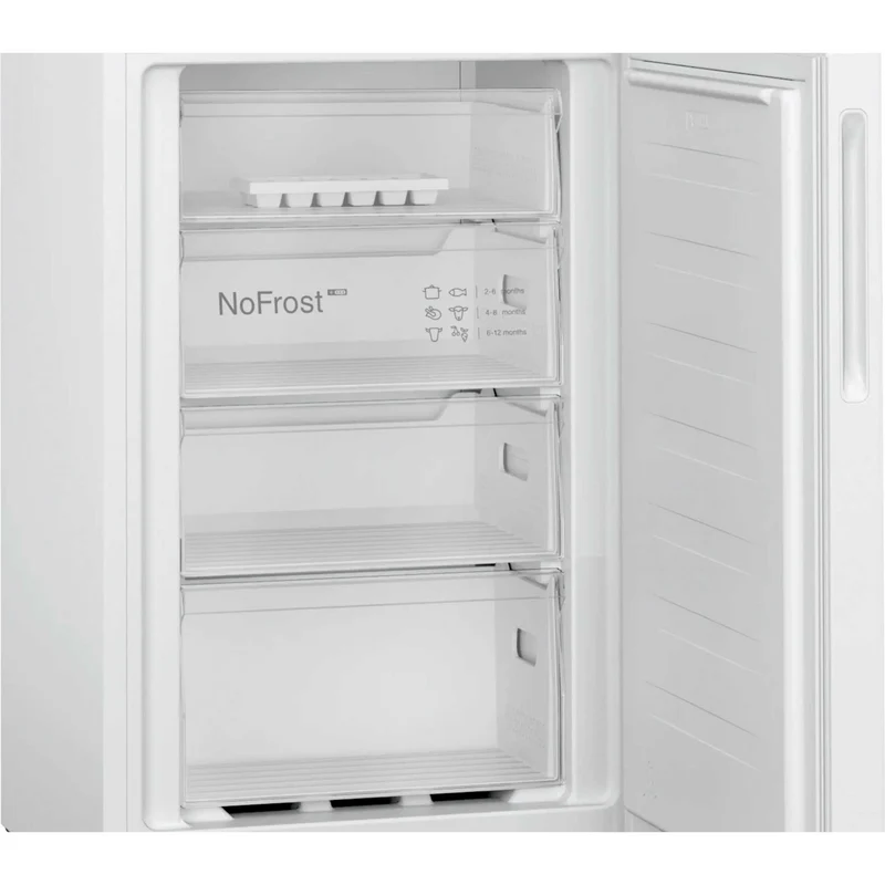 Bosch Series 2 Fridge Freezer 50/50 Total No Frost - White - KGN27NWEAG