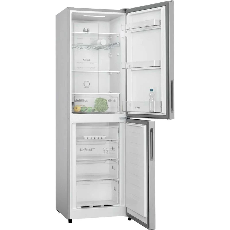 Bosch Series 2 Fridge Freezer 50/50 Total No Frost - Stainless Steel - KGN27NLEAG