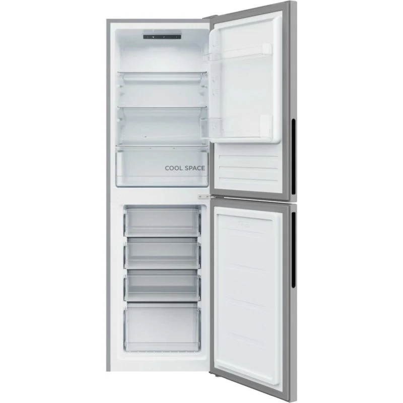 Hoover H-FRIDGE 300 Fridge Freezer 50/50 Low Frost - Stainless Steel - HVT3CLECKIHS-1