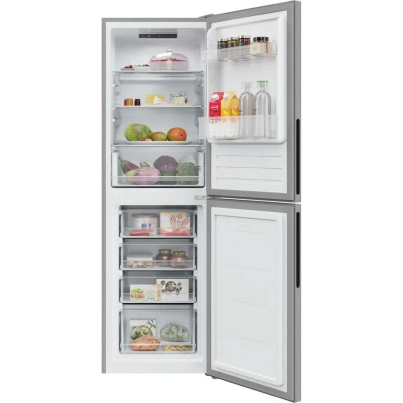Hoover H-FRIDGE 300 Fridge Freezer 50/50 Low Frost - Stainless Steel - HVT3CLECKIHS-1
